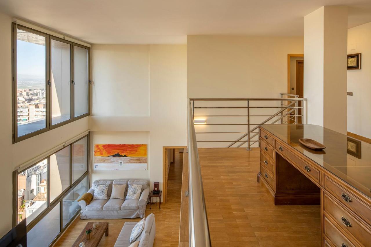 Atico Top Granada, Penthouse, 18-19Th Floor, City Centre, Views, Terrace, Free Parking Экстерьер фото